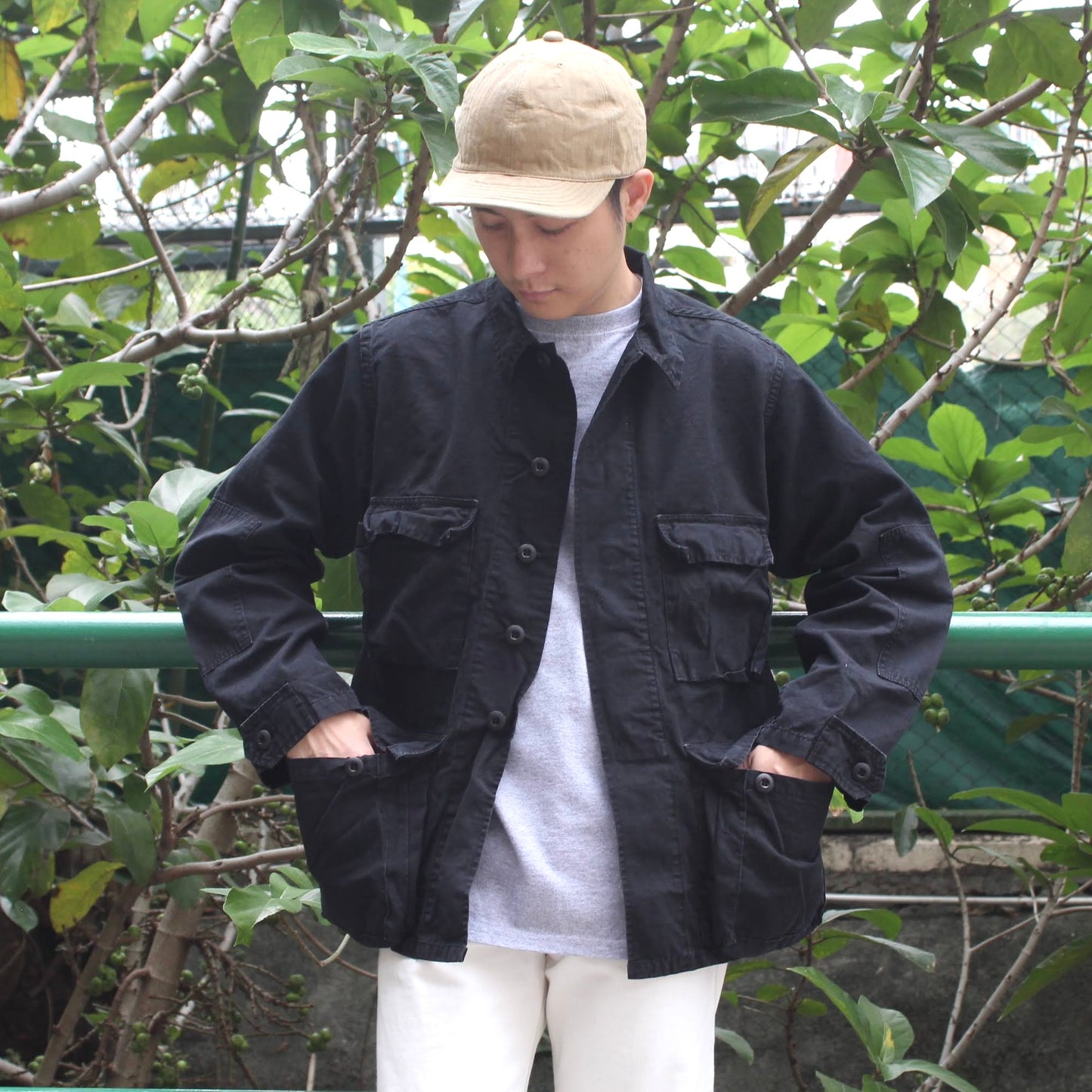 OrSlow -B.D.U JACKET
(STONE BLACK)
