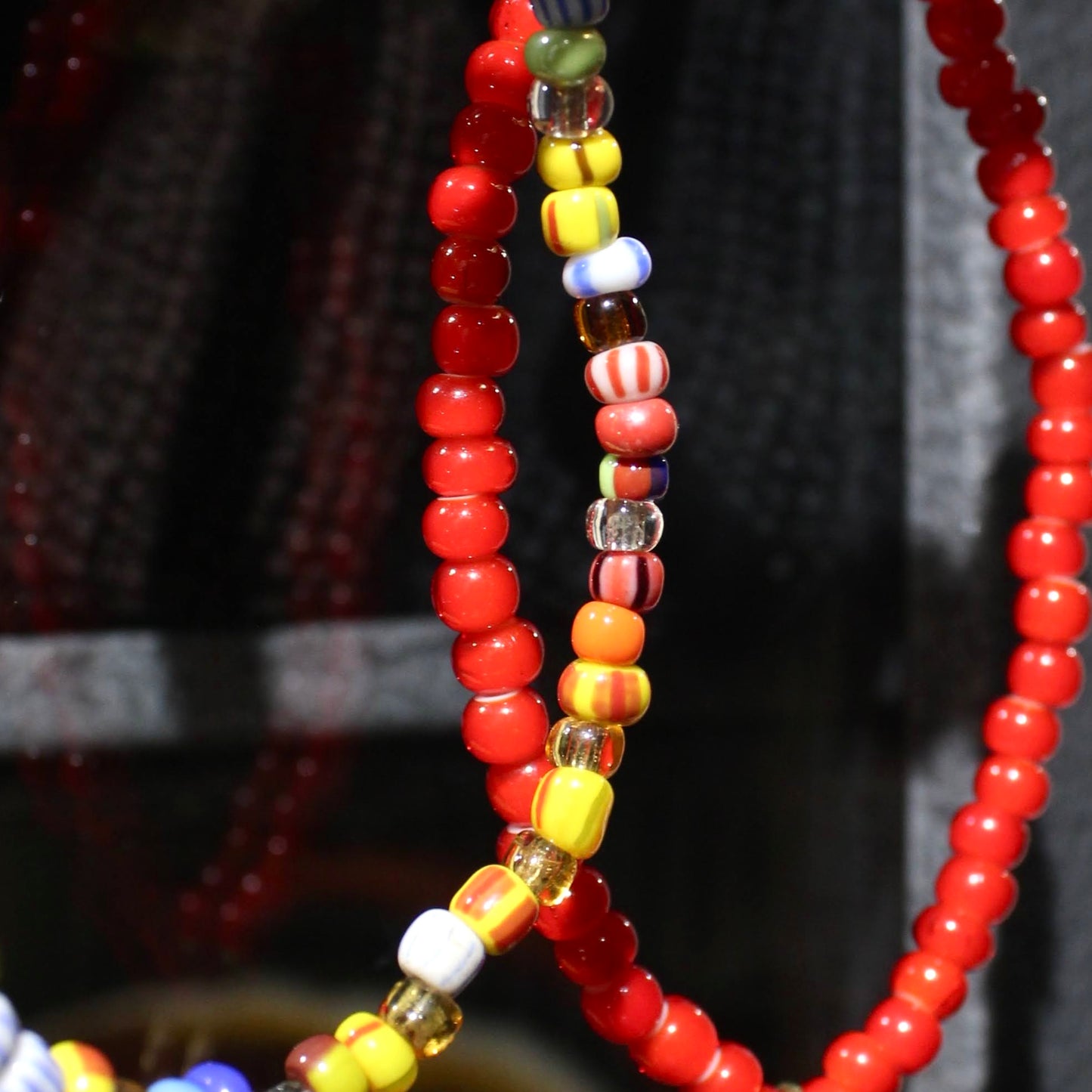 Atease -
 SMILE OPEN WORK BEADS BRACELET