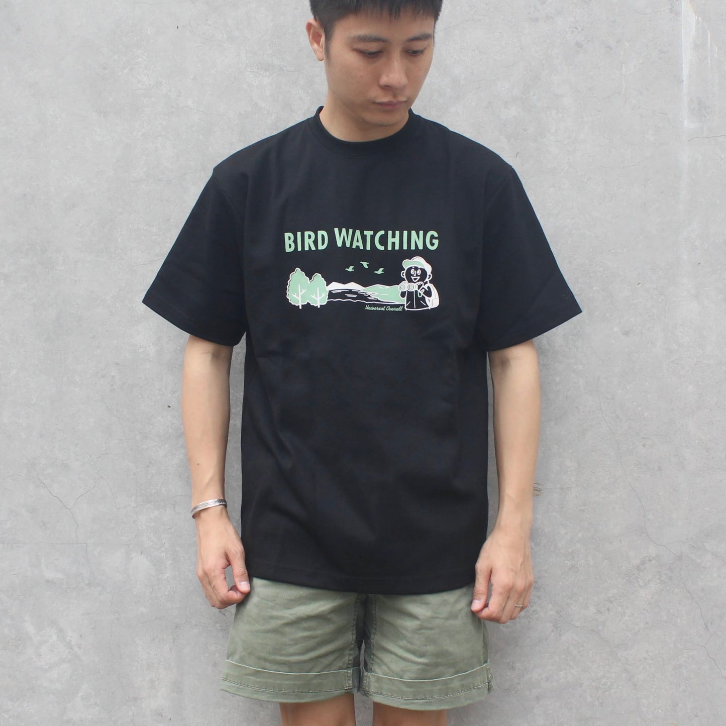 UNIVERSAL OVERALL Japanese version-
 PLAY WORK PLAY WINDY BIRD WATCHING S/S TEE