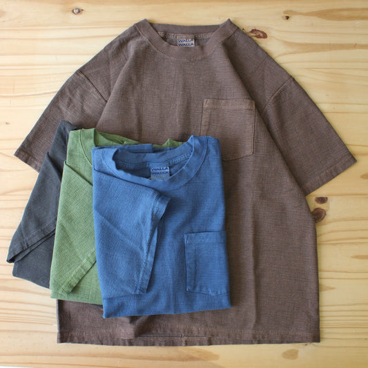 WALLA WALLA SPORT -
 RIDGE POCKET TEE PIGMENT DYE