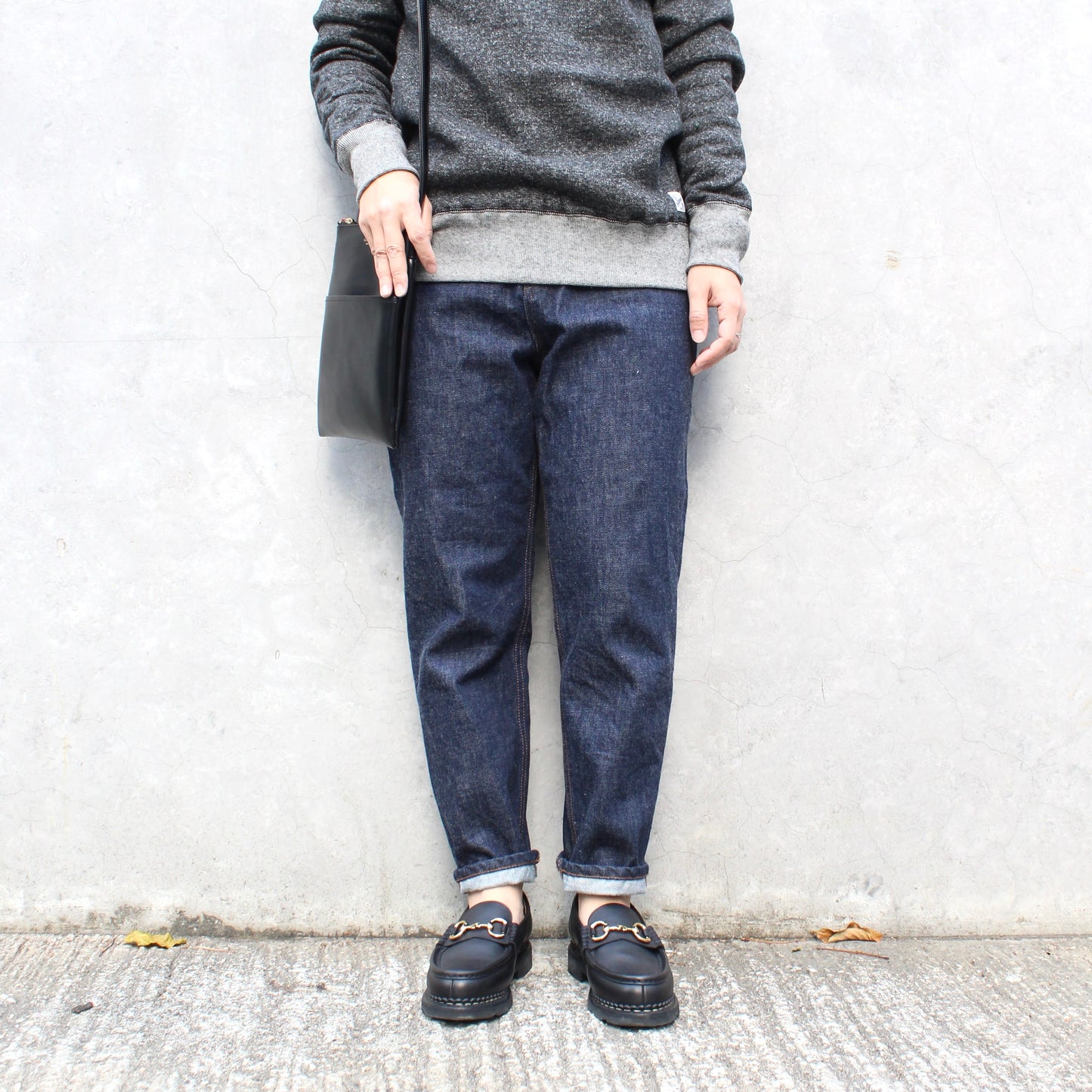 BROOKLYN OVERALL - 
13OZ TAPERED DENIM PANTS
