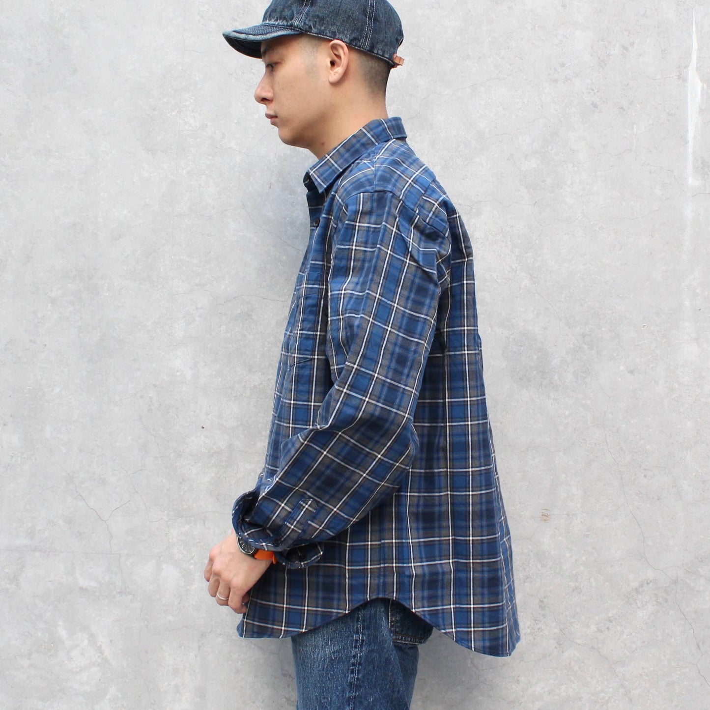 SPELLBOUND - 
CHECK TWILL STANDARD SHIRT