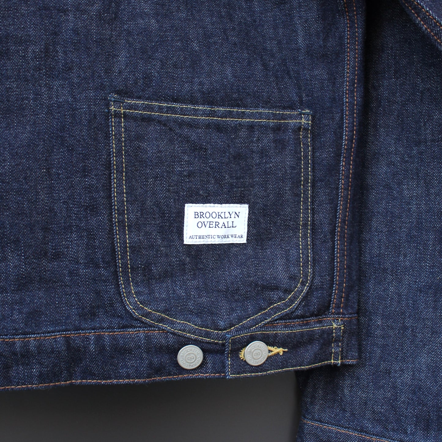 BROOKLYN OVERALL - 
13.5OZ SHORT DENIM JACKET
