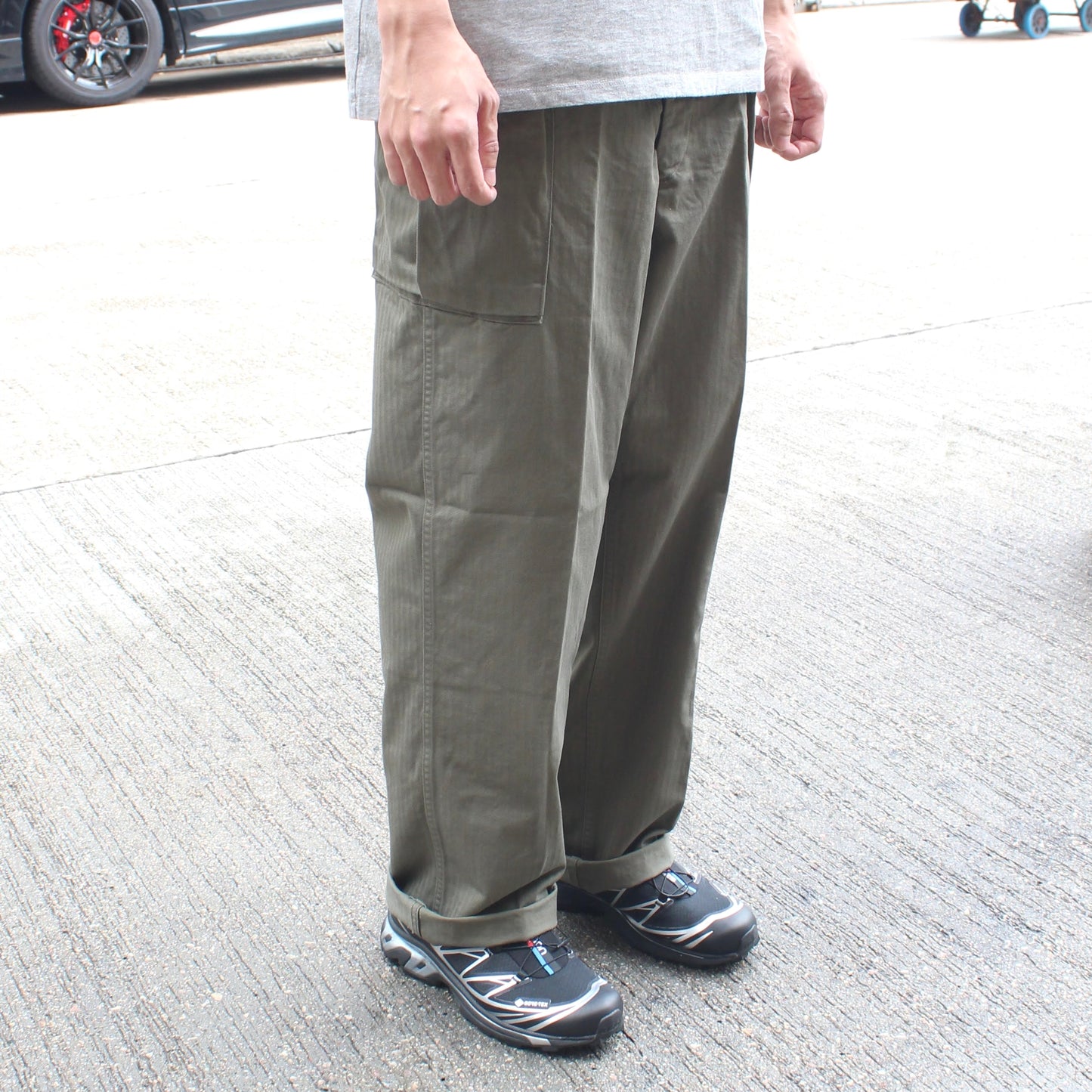 WORKERS -
 M-43 STYLE HERRINGBONE PANTS