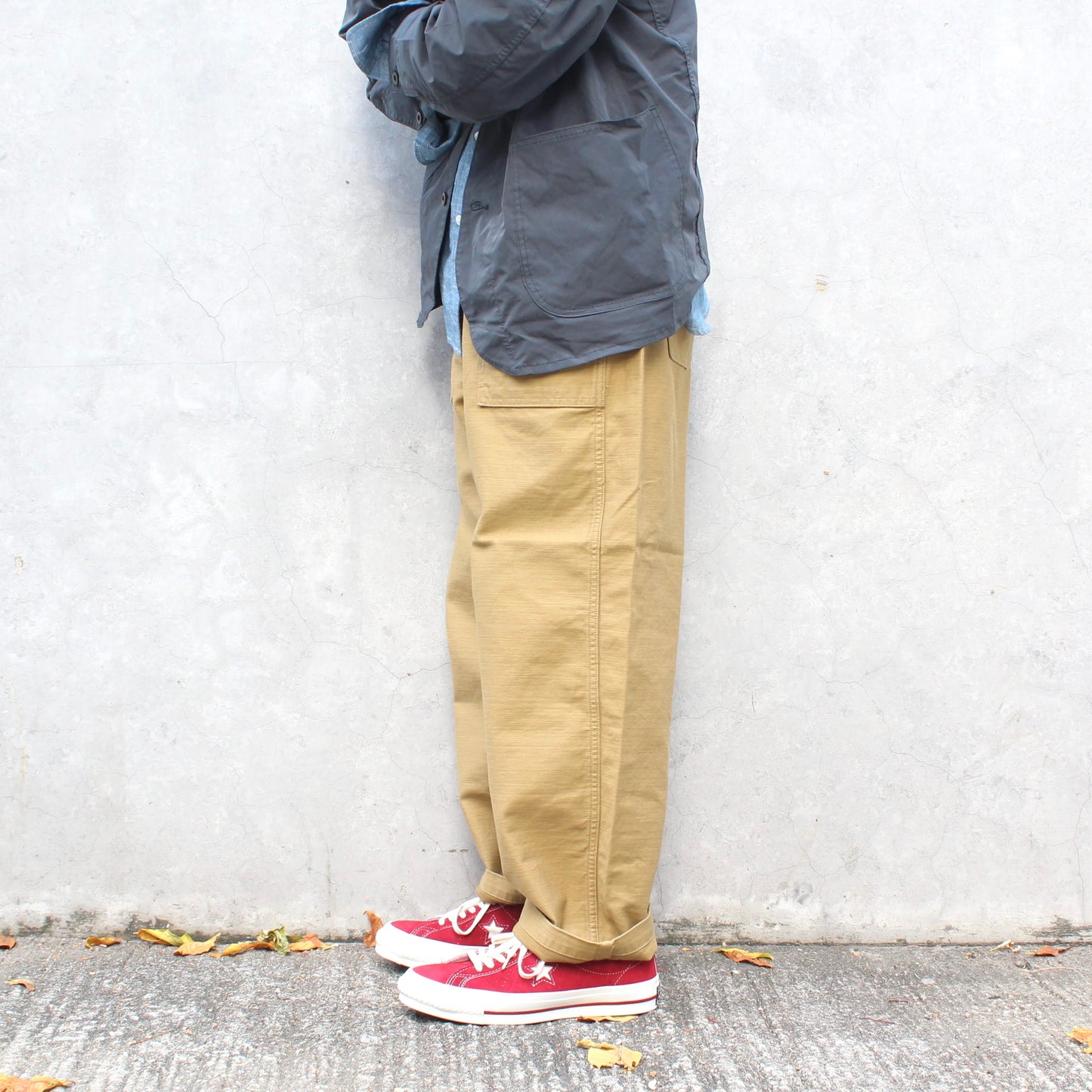 ORDINARY FITS -
JAMES FATIGUE BACK SATIN PANTS