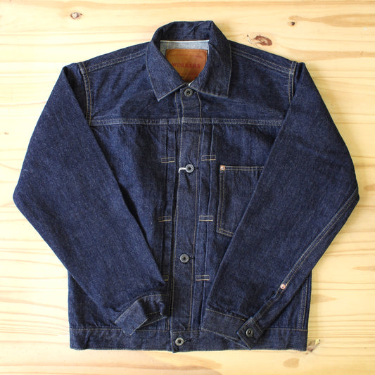 WORKERS - 
14.7OZ INDIGO DENIM JACKET