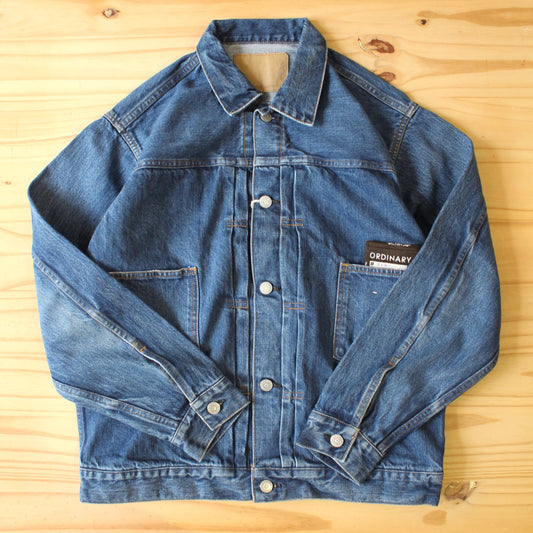 ORDINARY FITS -
DENIM JACKET (USED BLUE)