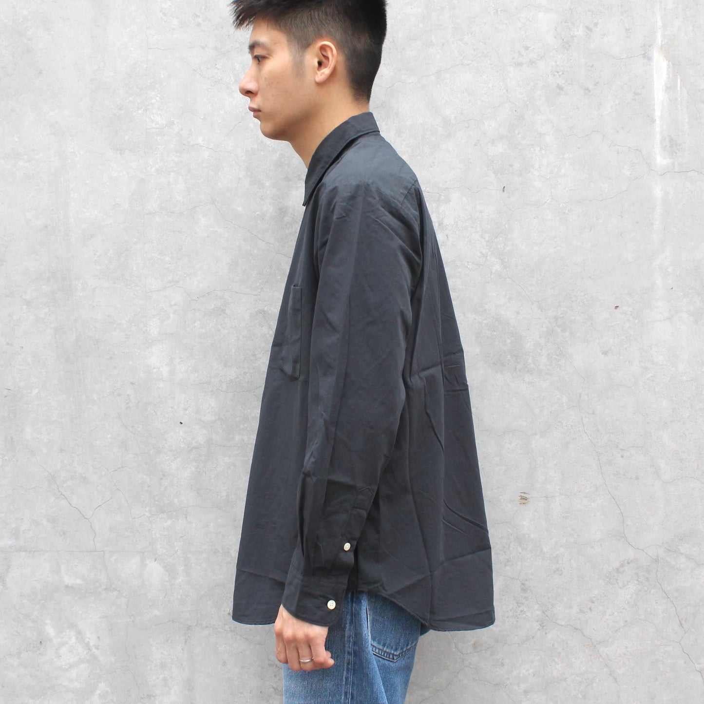 MANUAL ALPHABET - 
BROAD CLOTH LOOSE FIT RC SHIRT
