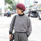 Ordinary Fits -
 MOCK NECK BORDER TEE