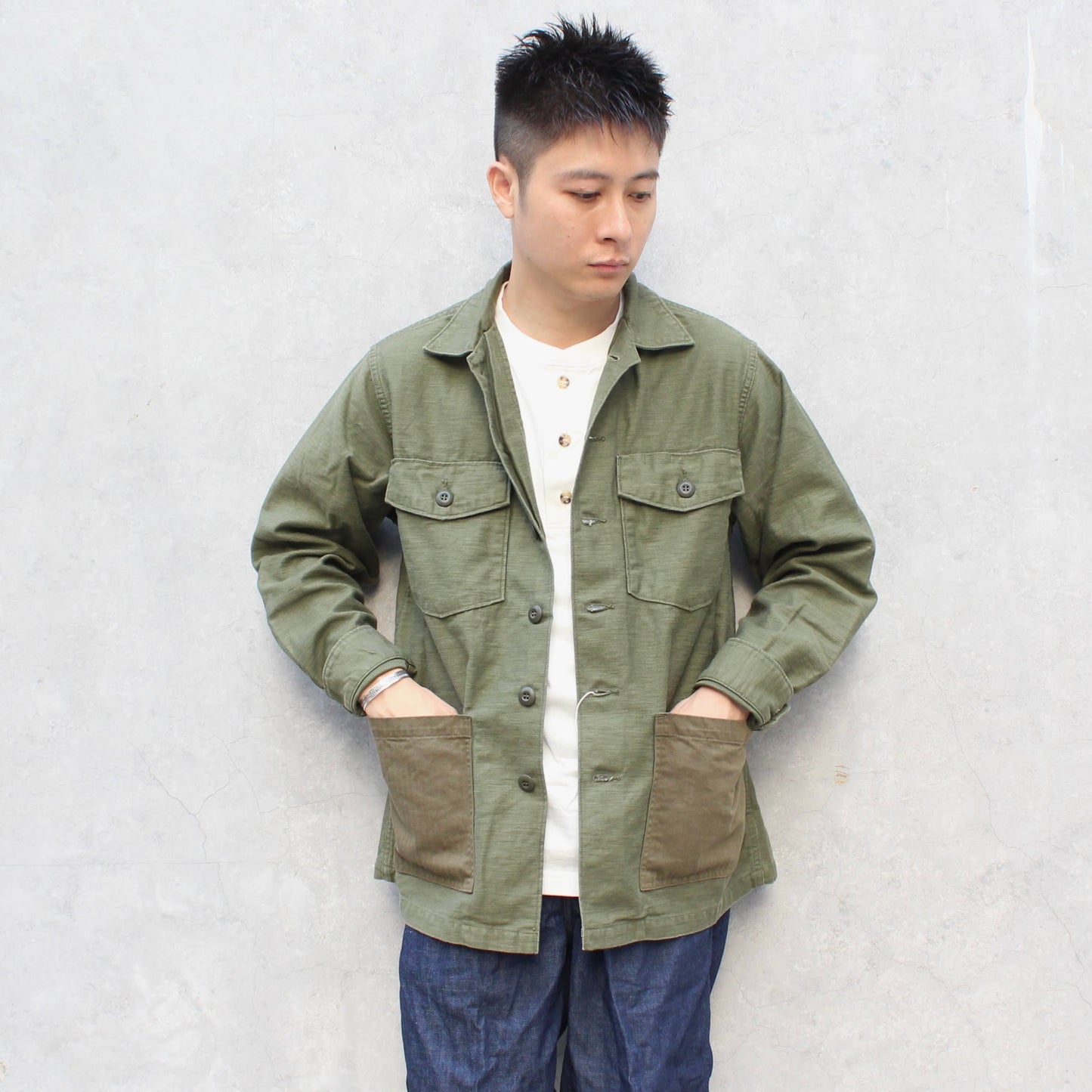 OrSlow -
 4 POCKETS US ARMY FATIGUE SHIRT