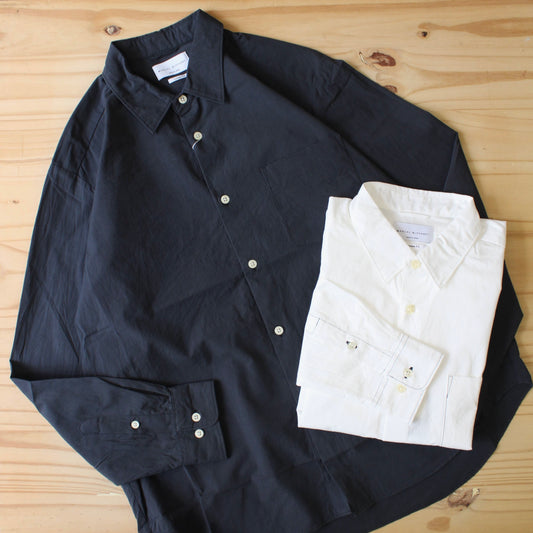MANUAL ALPHABET -
 BROAD CLOTH LOOSE FIT RC SHIRT