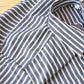 MANUAL ALPHABET - 
POPLIN STRIPE LOOSE FIT S/S SHIRT