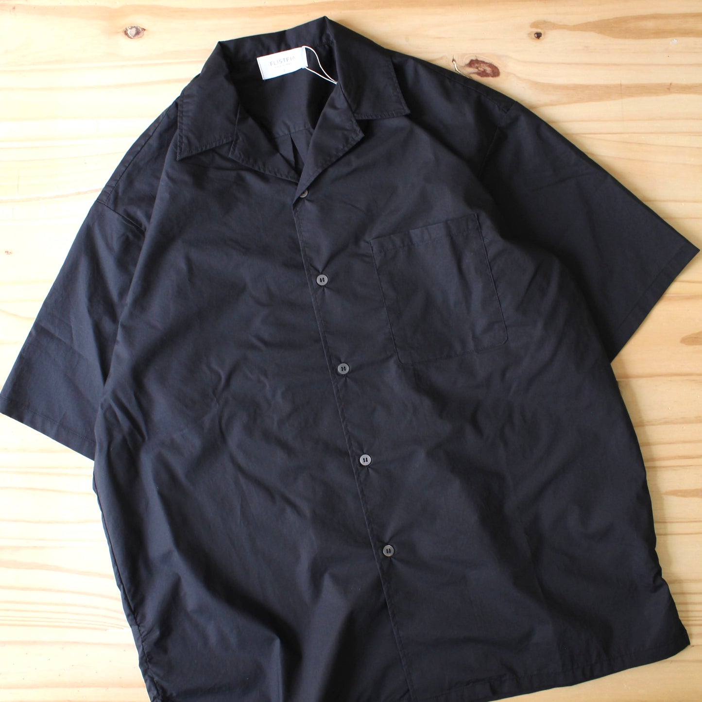 FLISTFIA -
 OPEN COLLAR S/S SHIRTS