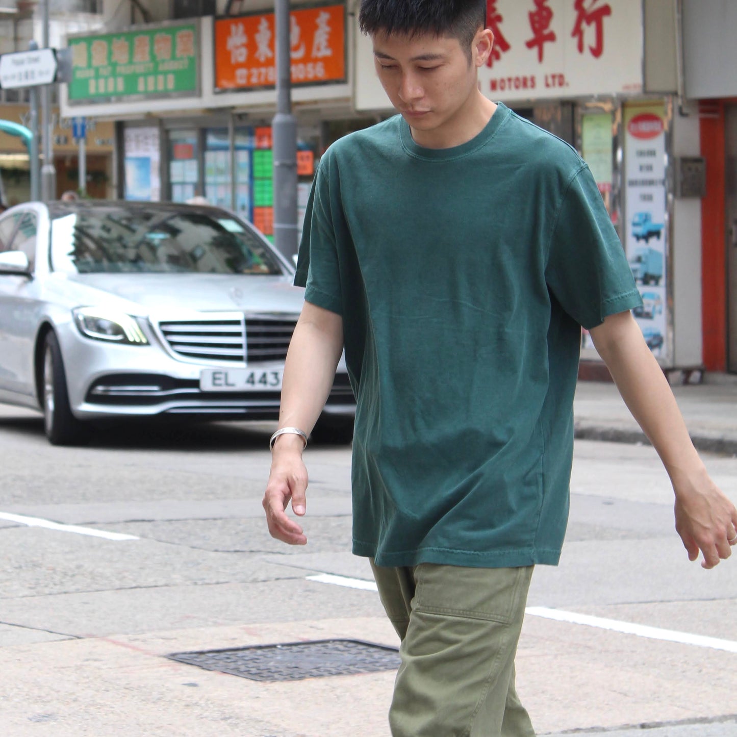 REDWOOD CLASSICS -
 KAYAK S/S CREW NECK TEE
 (GARMENT DYE)