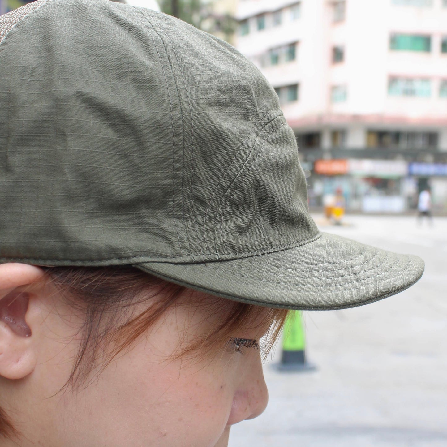 HIGHER - 
RIP STOP 7PANEL MESH CAP