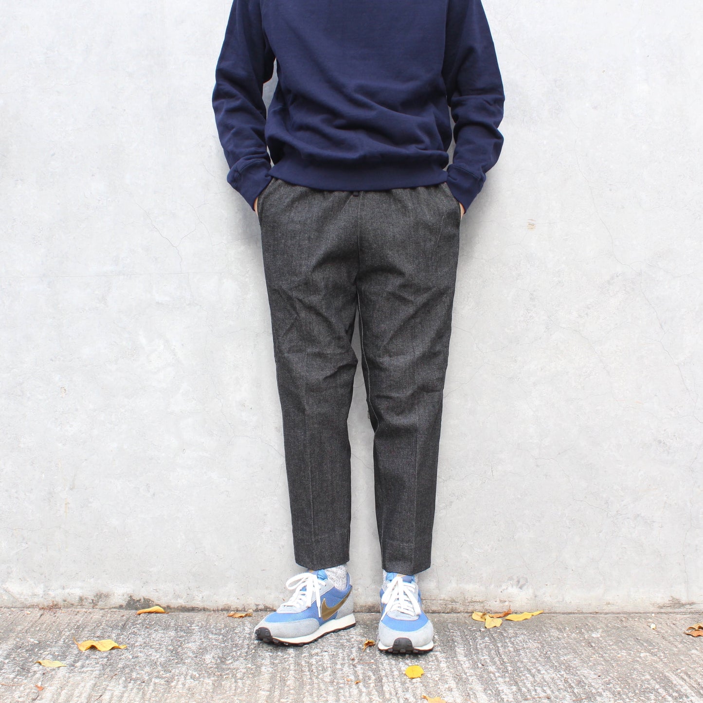 FLISTFIA - Denim Belted Trousers