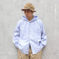MANUAL ALPHABET -
T/C POPLIN HOOD SHIRT