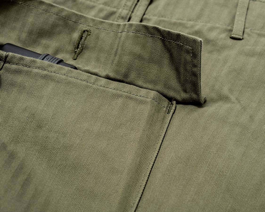 WORKERS -
 M-43 STYLE HERRINGBONE PANTS