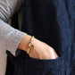 Atease -
 SMILE OPEN WORK BEADS BRACELET