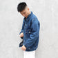 SPELLBOUND -
 TYPE 1 STYLE 12OZ SELVEDGE DENIM JACKET (USED WASH)