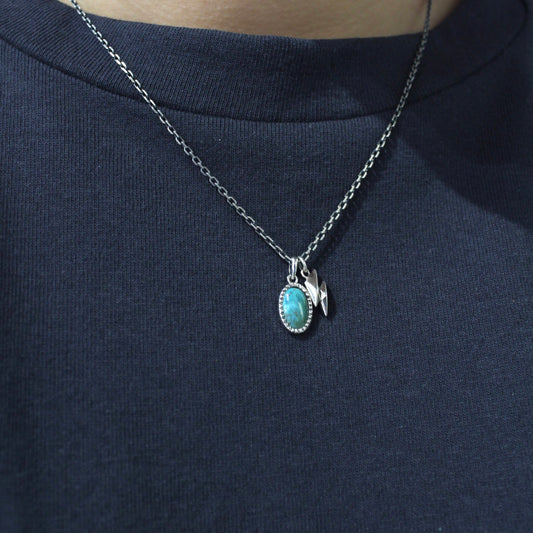 Atease -
 TURQUOISE THUNDER NECKLACE