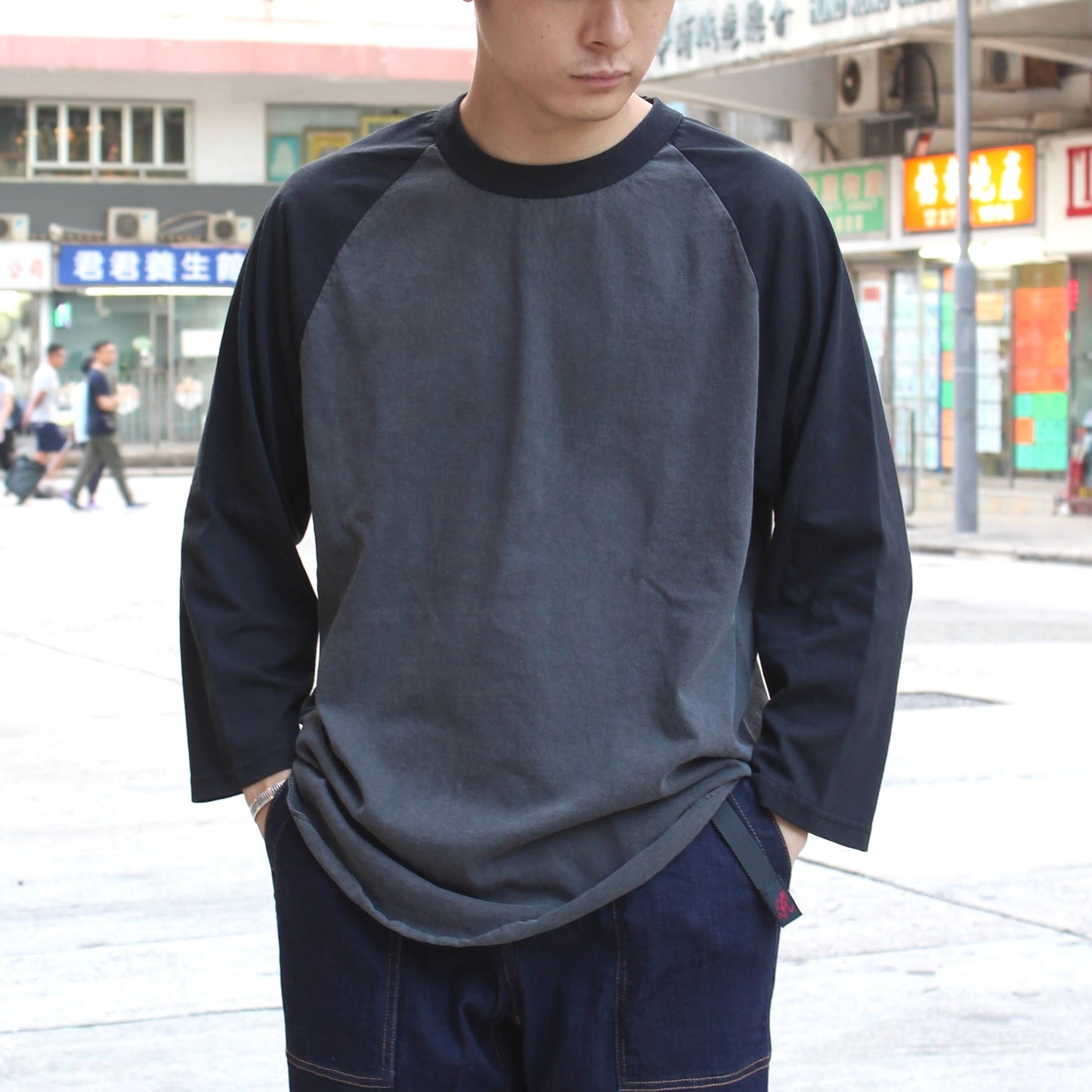Walla Walla Sport - (PIGMENT DYE) - 3/4 SLEEVE BASEBALL TEE
