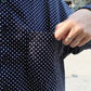DMG -
 Little dot stand collar pocket pullover shirt