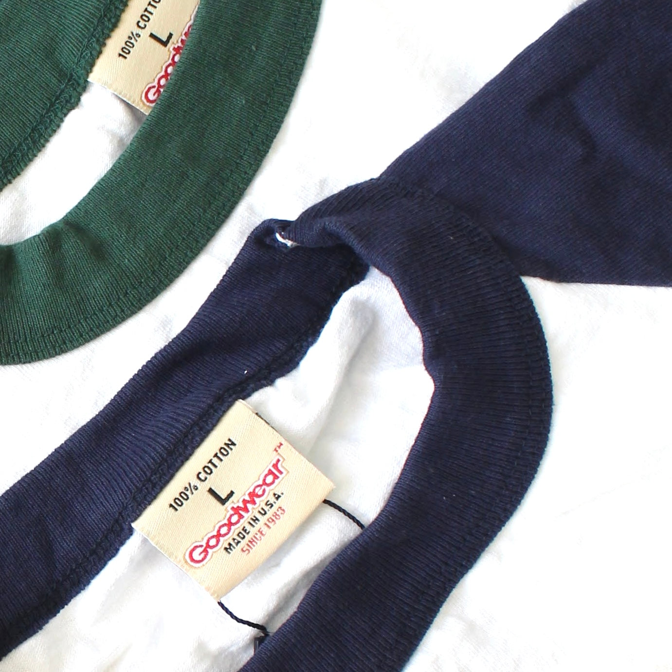 GOODWEAR (Japanese version) 7.2OZ 3/4 RAGLAN TEE
