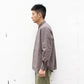 MANUAL ALPHABET -
 NEBEL TAFFTA BAND COLLAR SHIRT