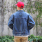 Or Slow -
 40'S PLEATED FRONT BLOUSE DENIM JACKET (VINTAGE WASH)