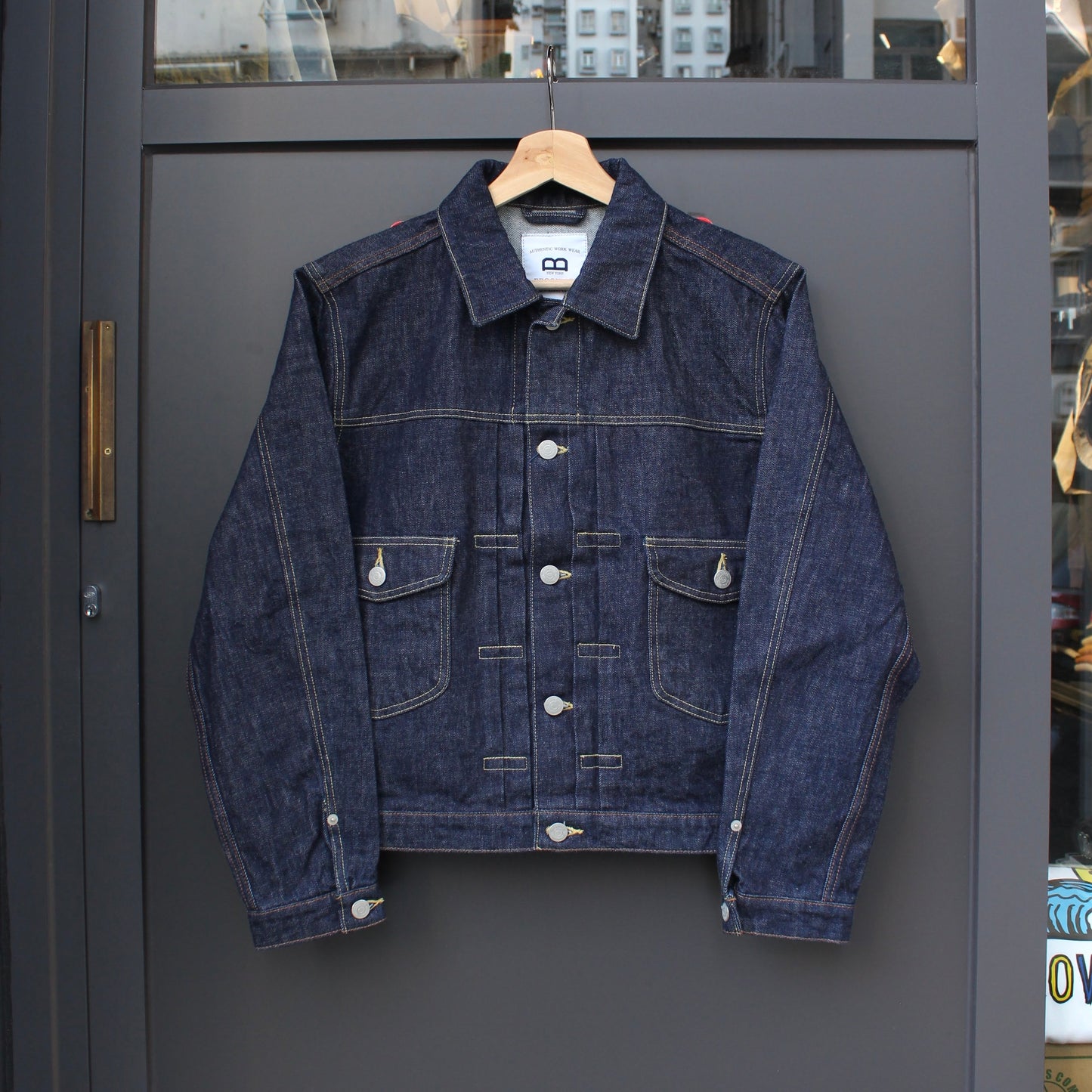 BROOKLYN OVERALL - 
13.5OZ SHORT DENIM JACKET