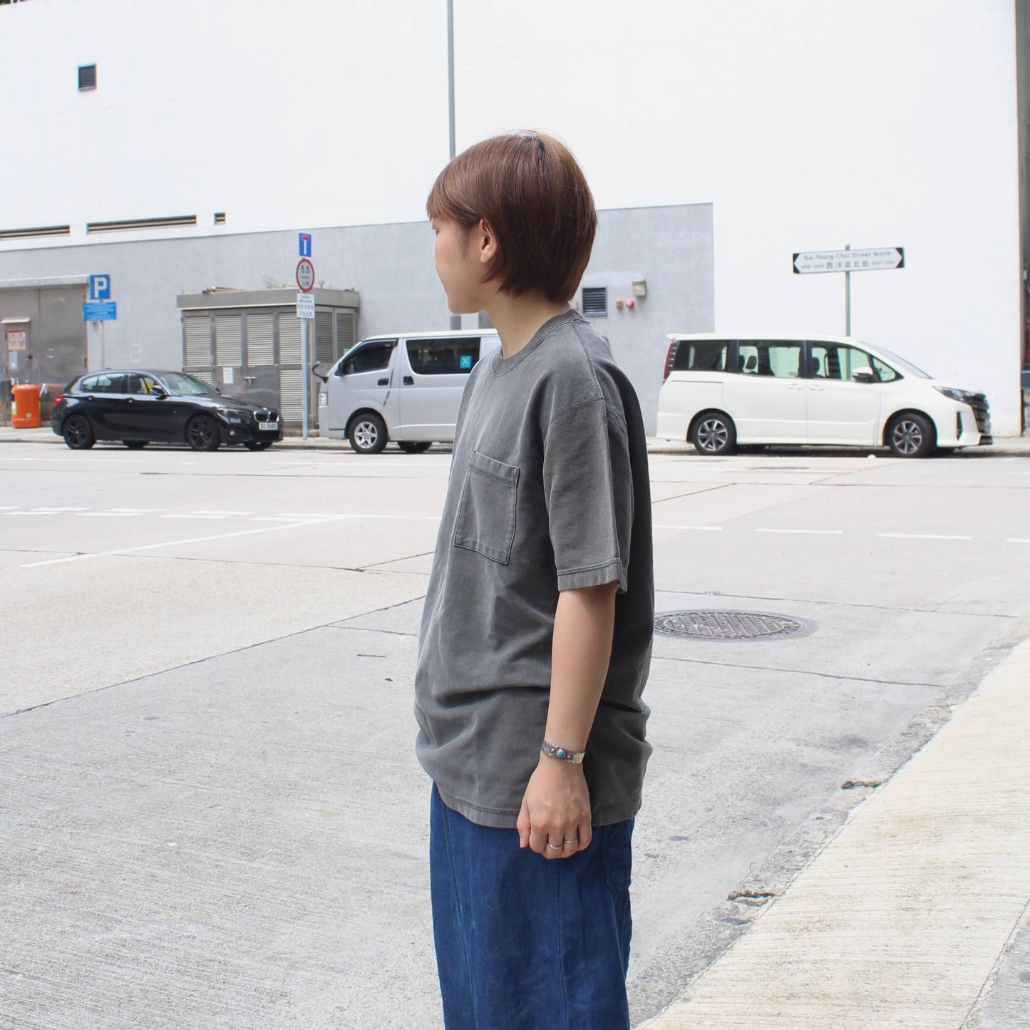 REDWOOD CLASSICS -
 PEARY S/S POCKET TEE
 GARMENT DYE
