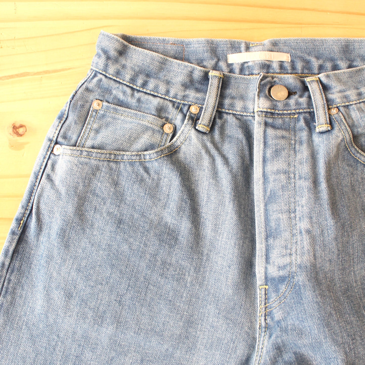 HATSKI - 15.6OZ Loose Tapered Denim (ICE BLUE)
