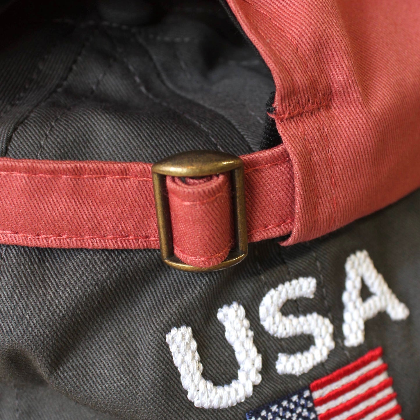 COMPETITION HEADWEAR - USA FLAG EMB CAP
