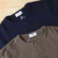 SPINNER BAIT - ONE BUTTON HENLEY NECK SHIRT