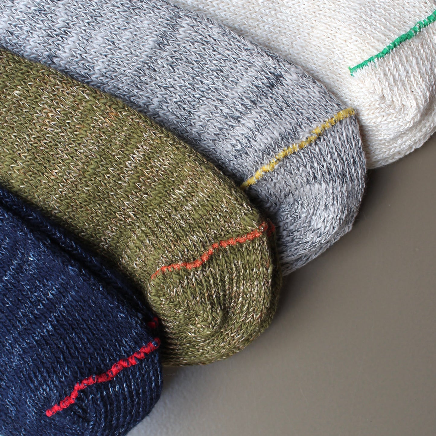 Hoffmann - LINEN ORGANIC COTTON RIB SOCKS