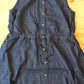 OrSlow - LINEN SNAP BUTTON DRESS DENIM