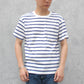 BIWACOTTON - STANDARD BORDER POCKET TEE