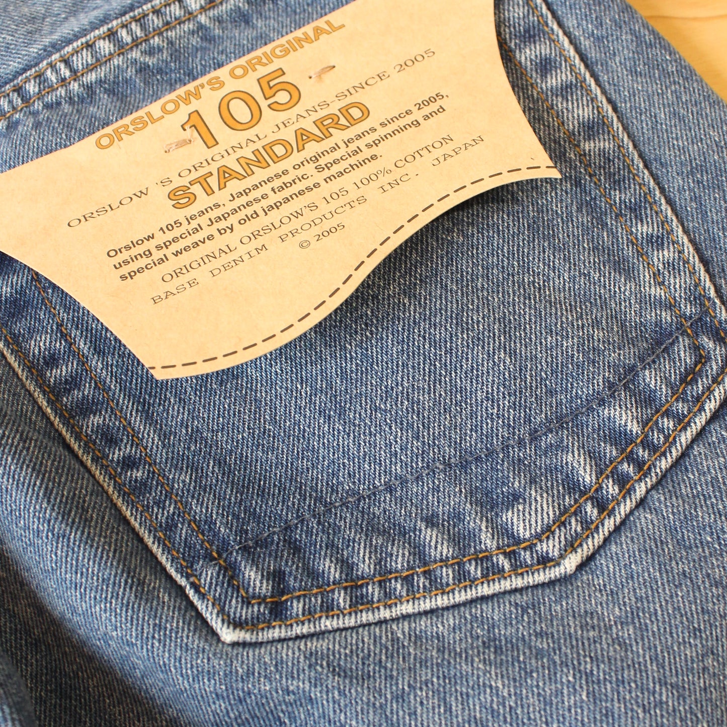 Or Slow - NEW STANDARD 105W 90S STANDARD DENIM