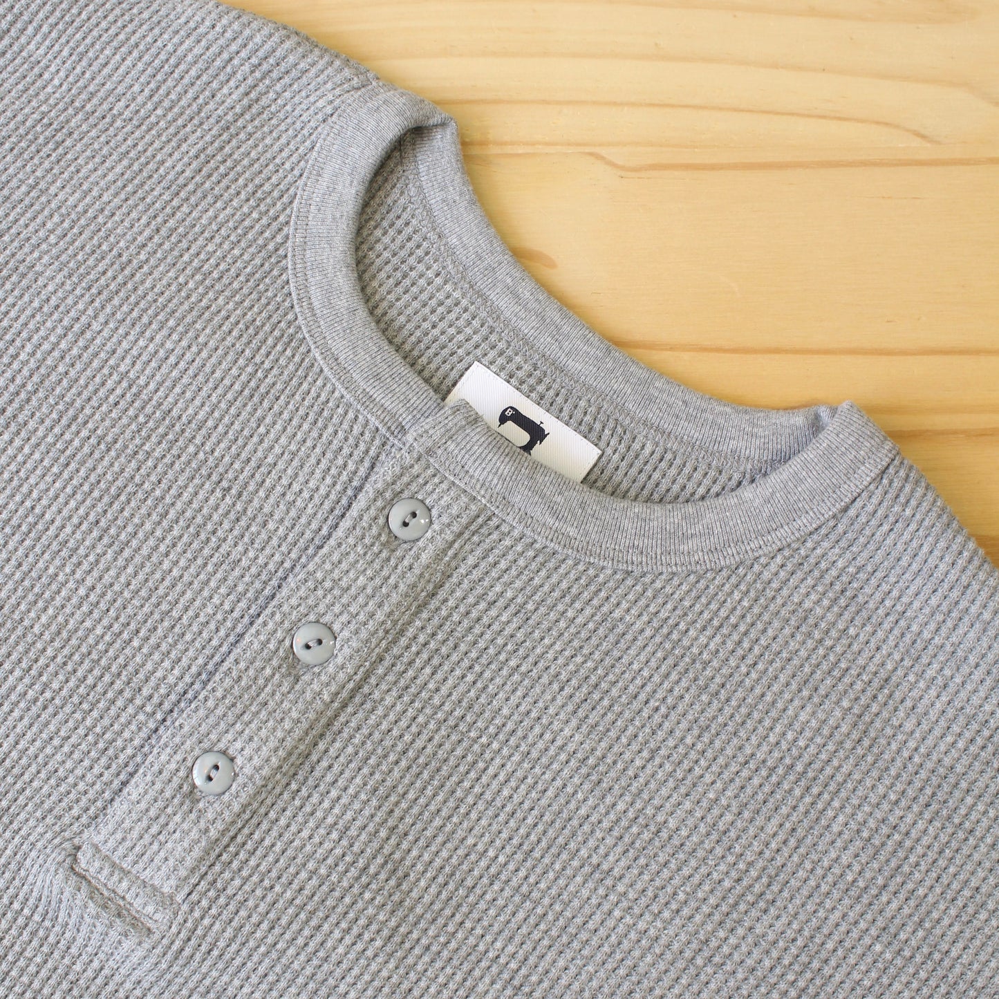 Branchworks - WAFFLE HENLEY NECK TEE