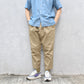 TRAVAIL MANUEL - COMPACT CHINO SADDLE PANTS