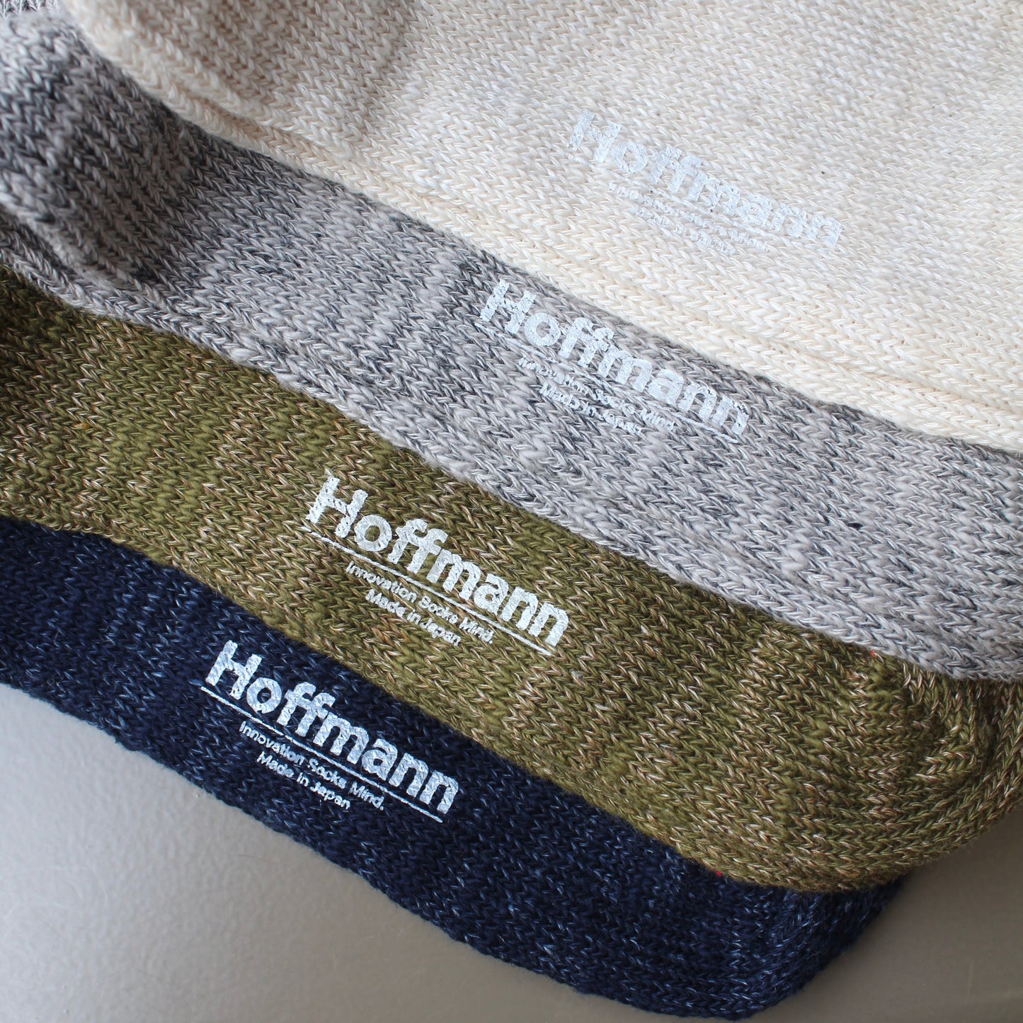 Hoffmann - LINEN ORGANIC COTTON RIB SOCKS