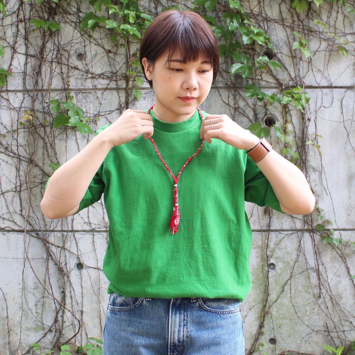 FLISTFIA - LOOPWHEEL S/S CREW NECK TEE