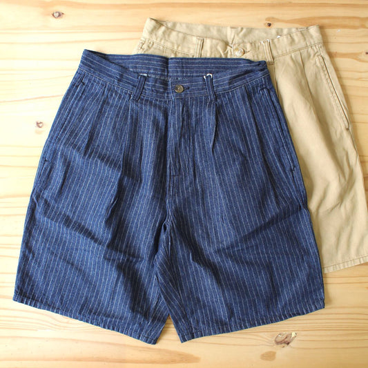 UNIVERSAL OVERALL Japanese version- 2 TUCK SHORT TROUSERS