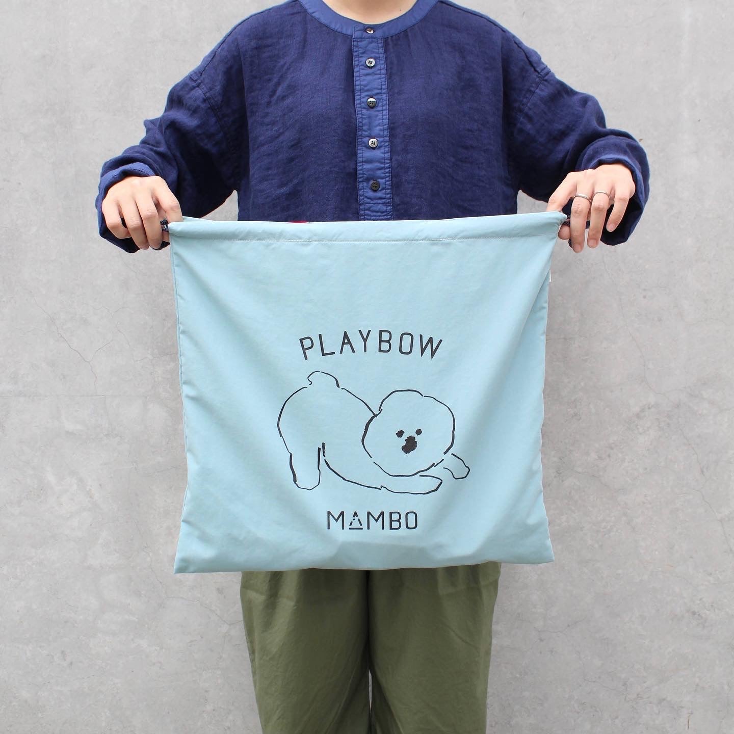 CLASKA Gallery & Shop "DO"- MAMBO PLAY Nylon Drawstring Bag