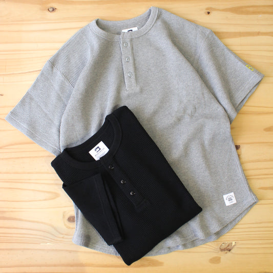 Branchworks - WAFFLE HENLEY NECK TEE