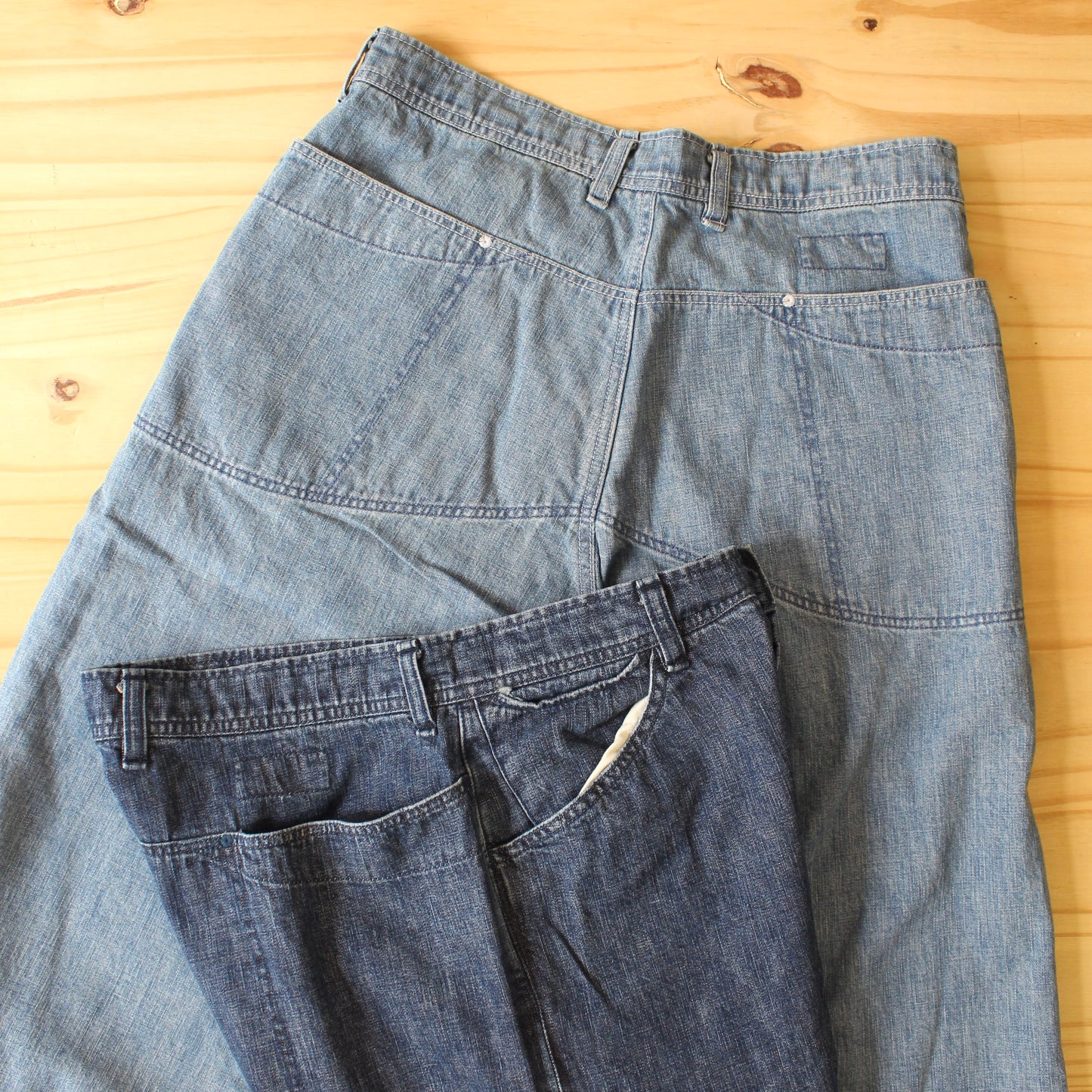 REMILLA - PAINT INDIGO DENIM PANTS