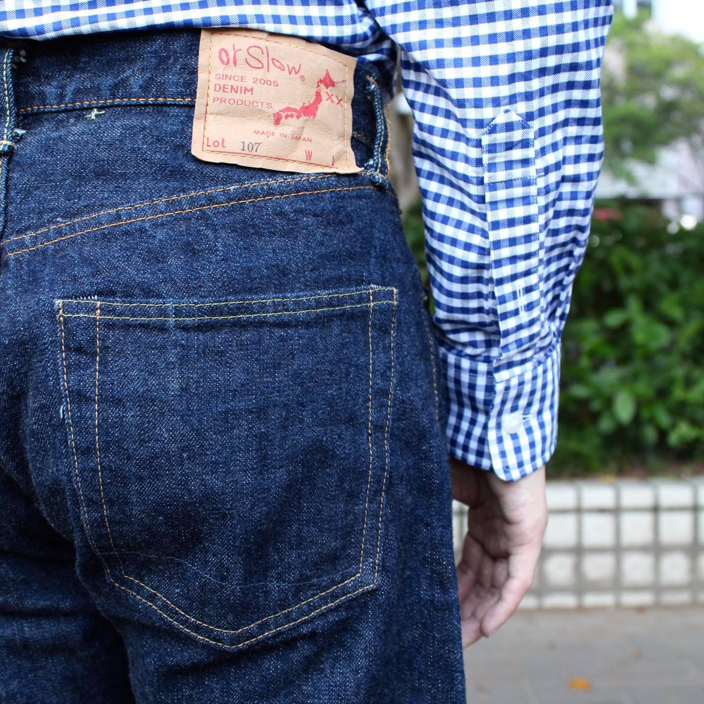 Or Slow - STANDARD ITEMS 107 IVY FIT  13.7OZ DENIM (ONE WASH)
