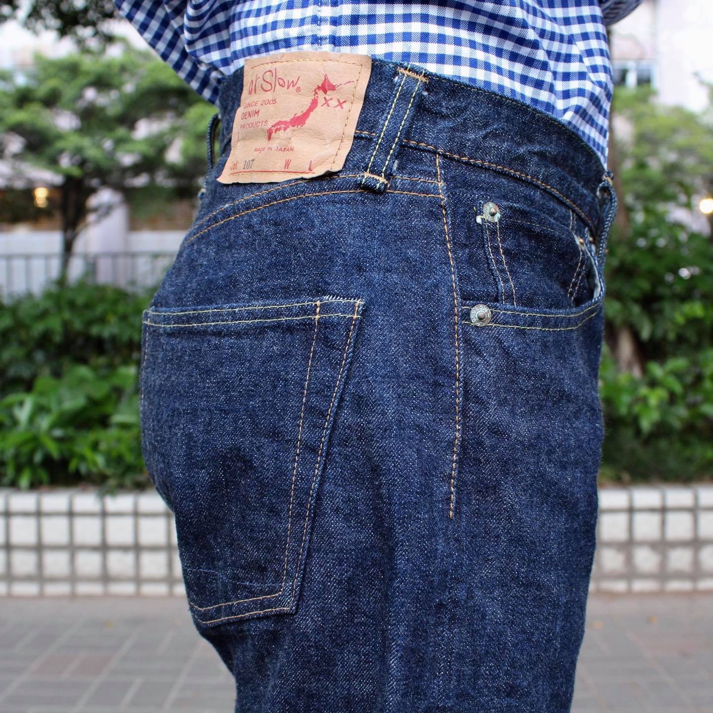 Or Slow - STANDARD ITEMS 107 IVY FIT  13.7OZ DENIM (ONE WASH)