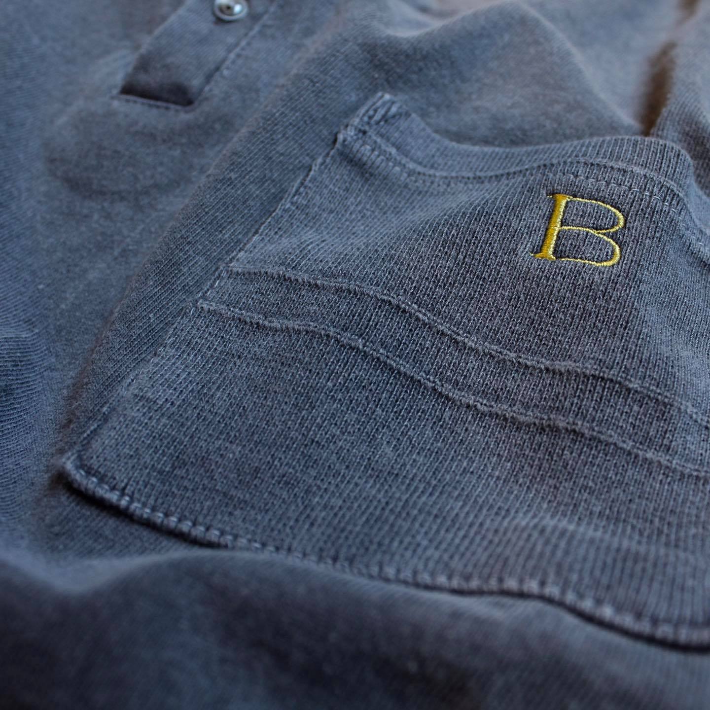 Branchworks - 空紡糸織法 HENLEY NECK POCKET SHIRT